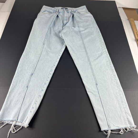 Levi's Made Crafted Jean Women 30x28* Column Pleated High Rise Blue Denim Tag 29 - Picture 1 of 16